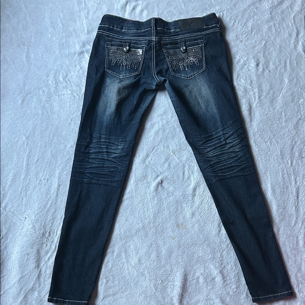 Almost Famous Dark Blue Skinny Jeans